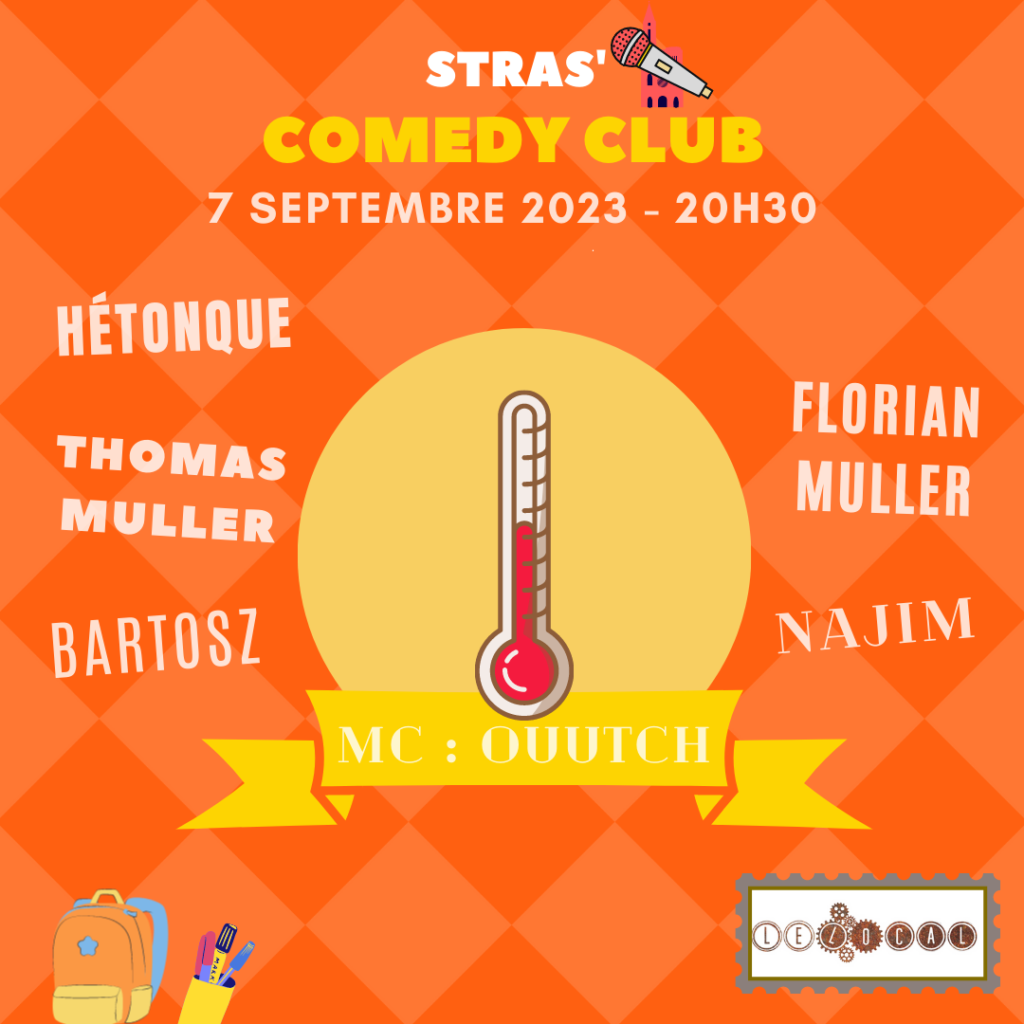 Stras Comedy Club de septembre